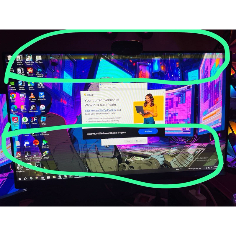 monitor Aoc 24 inch
