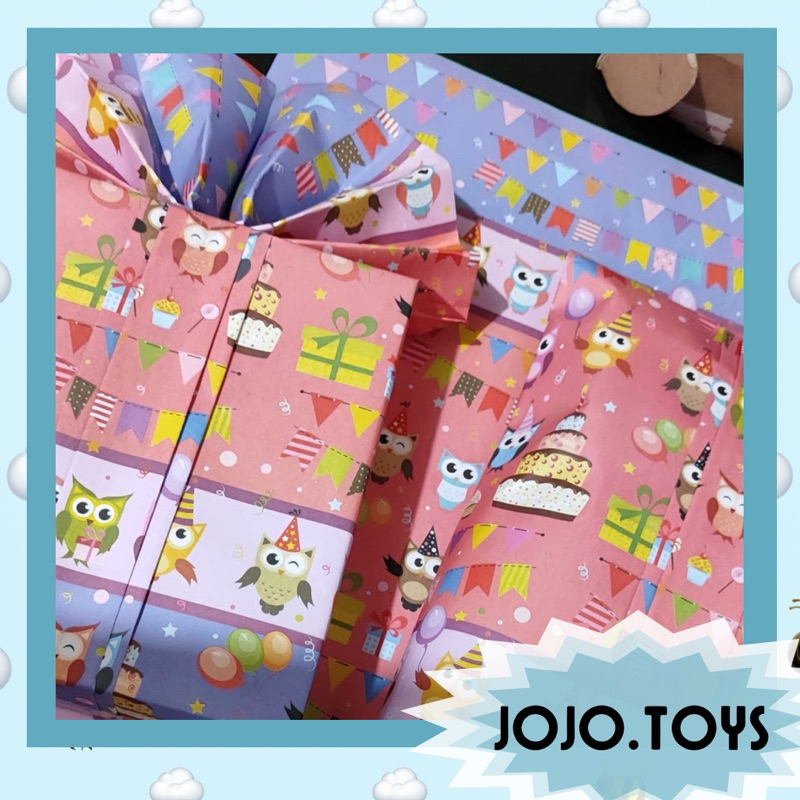 

kertas kado 1lembar + wrapping