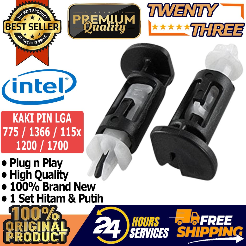 Kaki Pin Fan Processor LGA 775 1366 1150 1151 1155 1156 Socket Soket Kipas Intel CPU