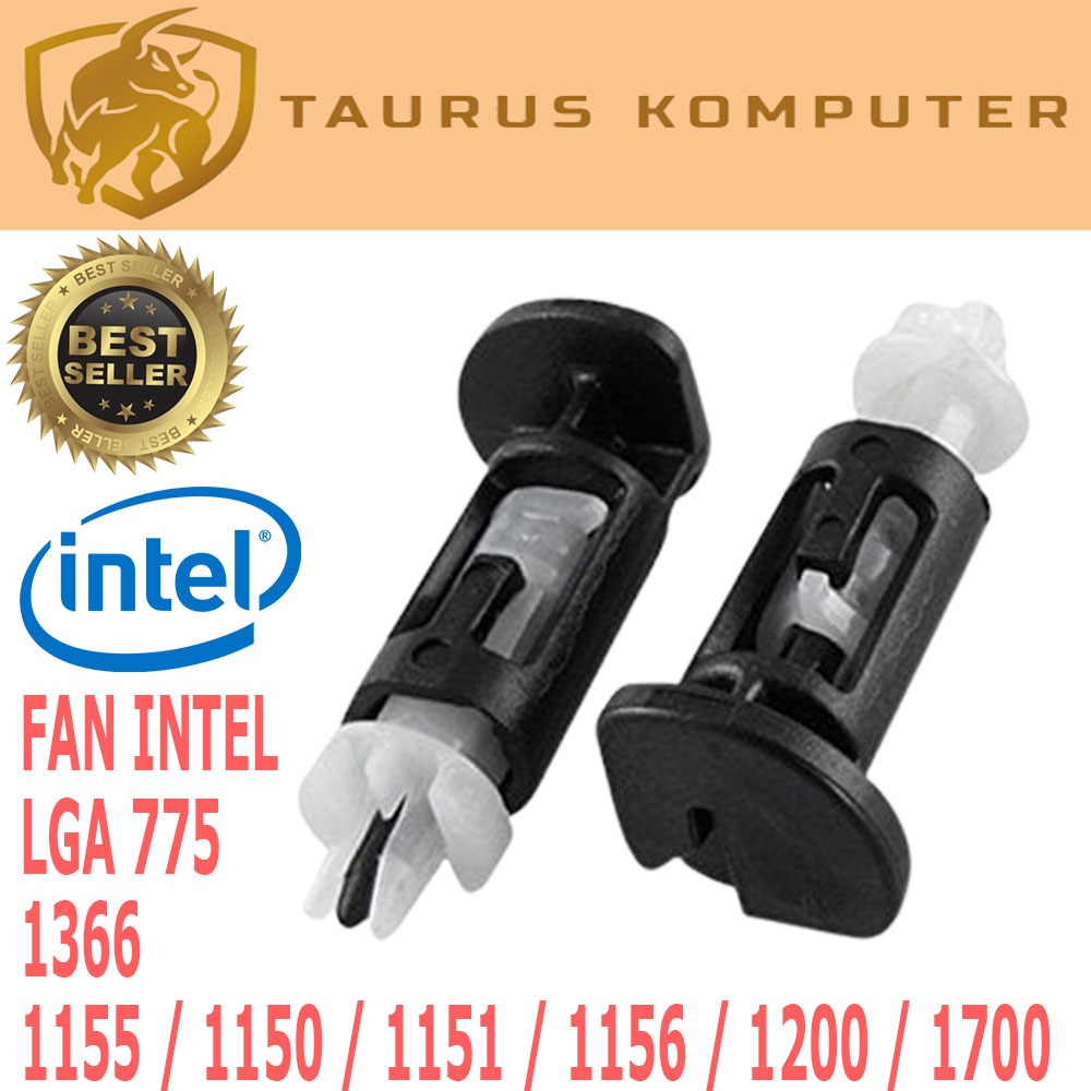 Kaki Pin Fan Intel LGA 775 1366 1200 1700 1151 1155 1150 1156 Socket Soket Processor Prosesor CPU