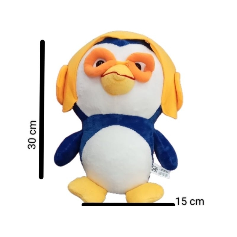 Boneka Pororo Kacamata / Boneka Lucu / Bisa Buat Kado Anak / Teman / Pacar