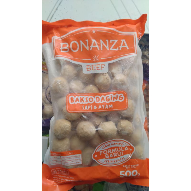 

Bakso Sapi Bonanza 500gr / Baso Sapi / Bakso Lampung