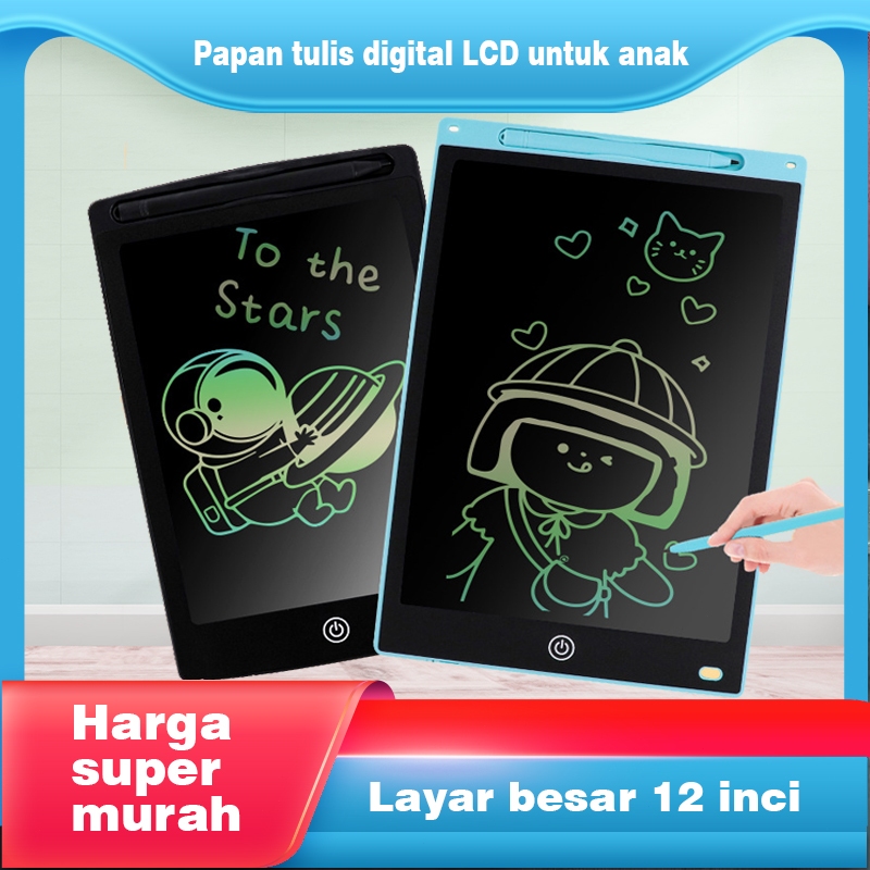 Papan tulisan tangan lcd papan tulis LCD papan tulis anak-anak papan gambar gambar doodle dapat dibe
