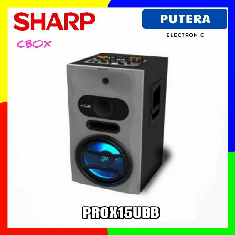 SHARP CBOX-PROX15UBB Speaker Aktif Pro X Series CBOXPROX15UBB