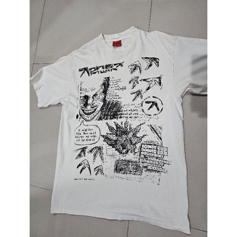 FLEUR OF NOIRE APHEX TWIN size L, not ginsengstrip. Vintage. Bootleg