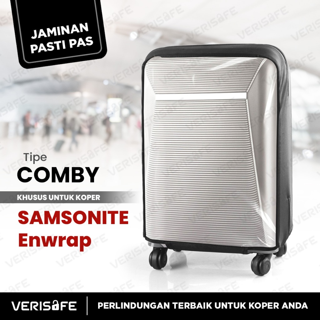 VERISAFE Sarung Koper Kombinasi for Samsonite Enwrap - Cover Koper 20-30 inch Bahan Tebal Elastis
