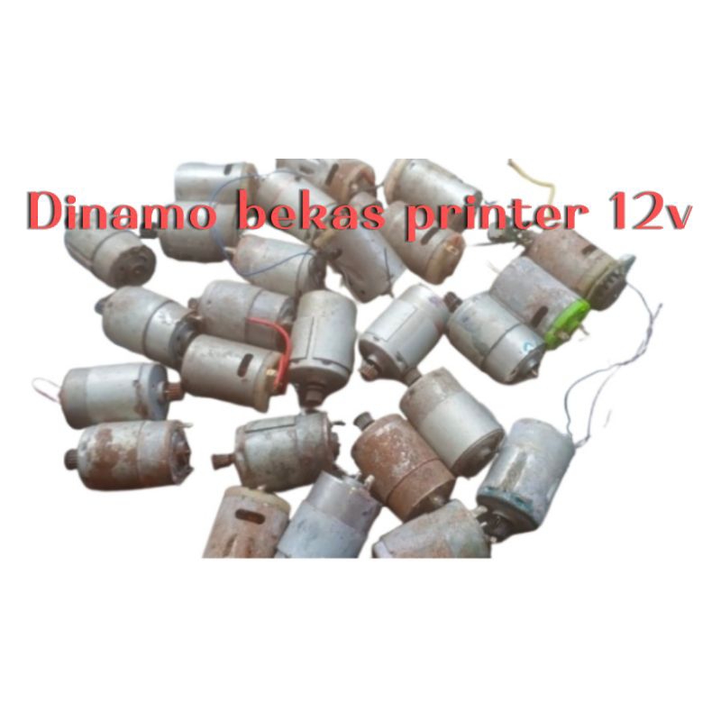 Dinamo bekas printer 12v DC