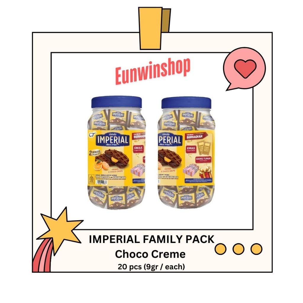

IMPERIAL CREME -Choco Creme- Family Pack in Jar-Hampers/Gift/Party Size