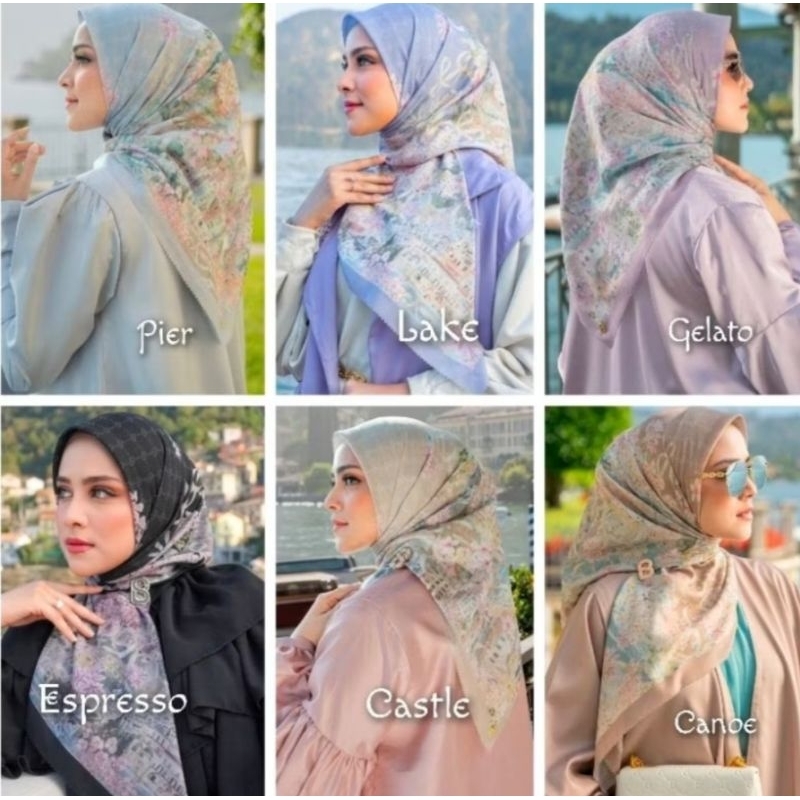 NEW Buttonscarves COMO SERIES festive parfume