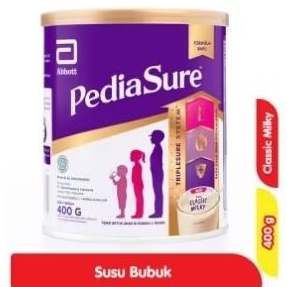 

PEDIASURE TRIPLESURE SUSU FORMULA PERTUMBUHAN ANAK COKELAT MILKY 400 GRAM