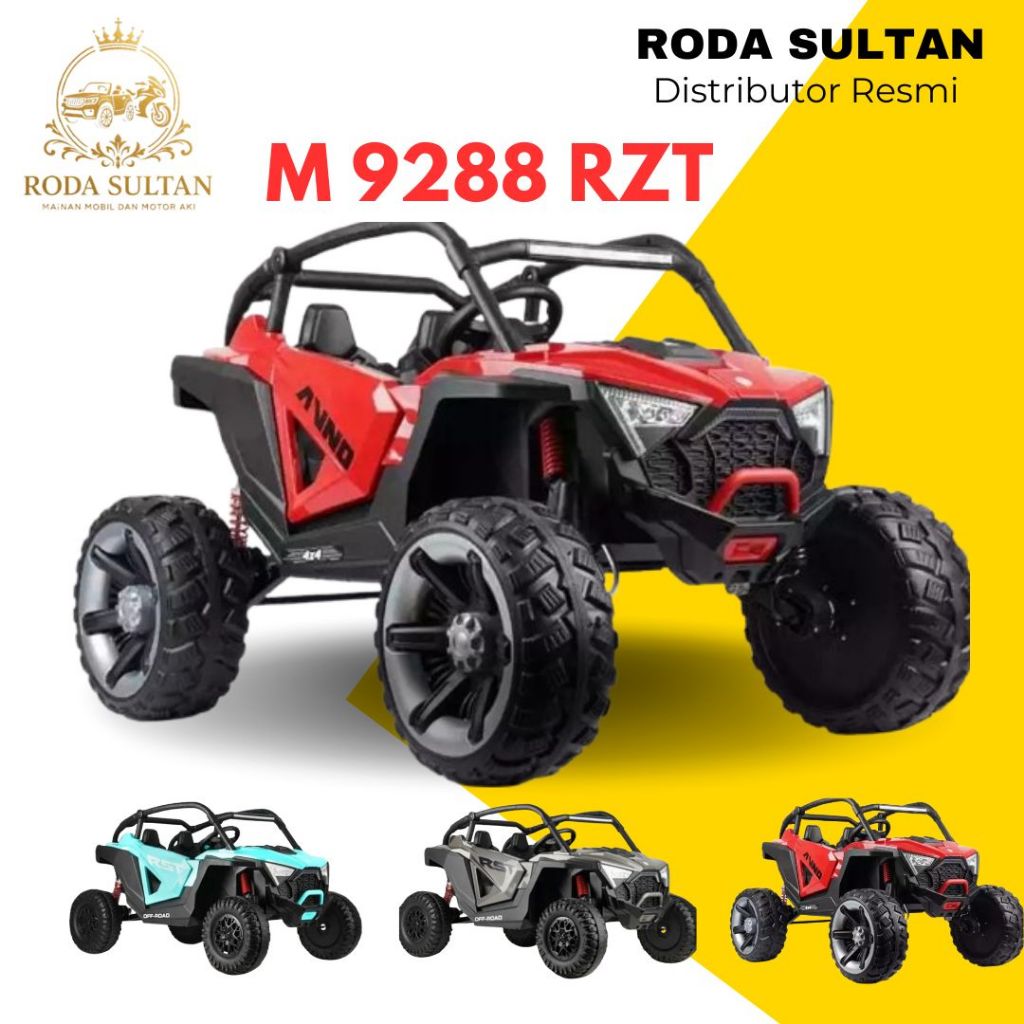 Mainan Mobil Aki Anak PMB 9288 RST JUMBO, tangguh disegalah medan dengan ban karet