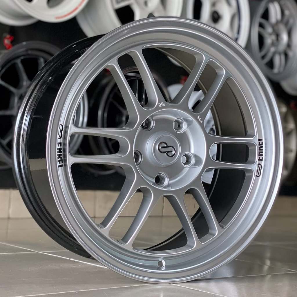 Velg Enkei Rpf1 Ring 17 Lebar 8 Pcd 5x114.3 Et 40 Warna Hyper Silver | Velg R17 | Velg Mobil | Velg 