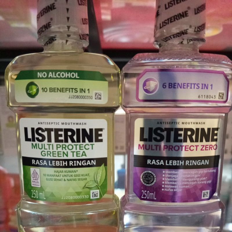 Listerine multi protect zero. Listerine multi protect green tea 250ml