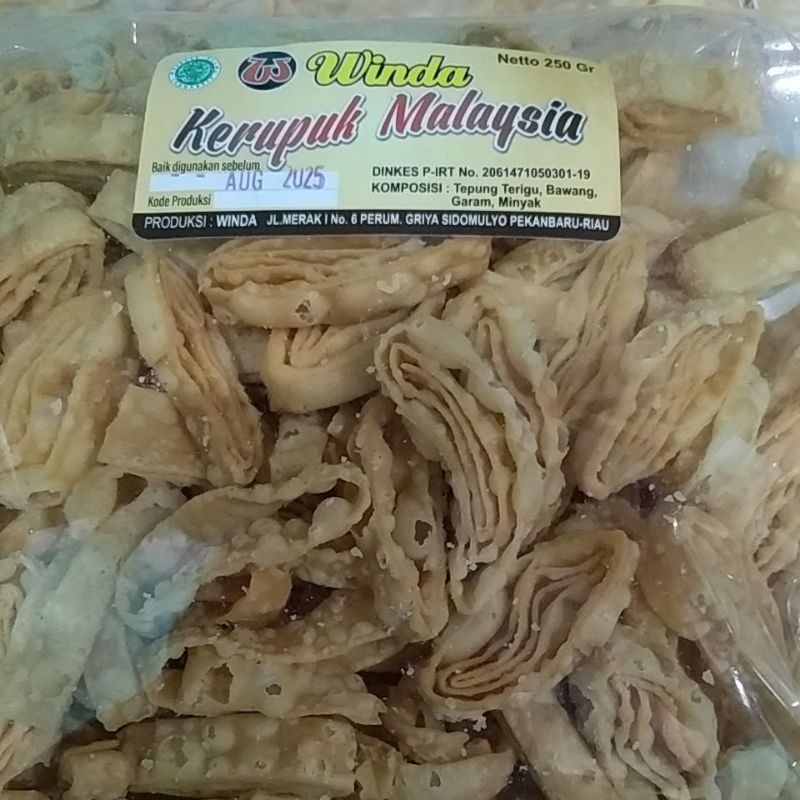 

keripik malaysia , 250 gr enak banget loh