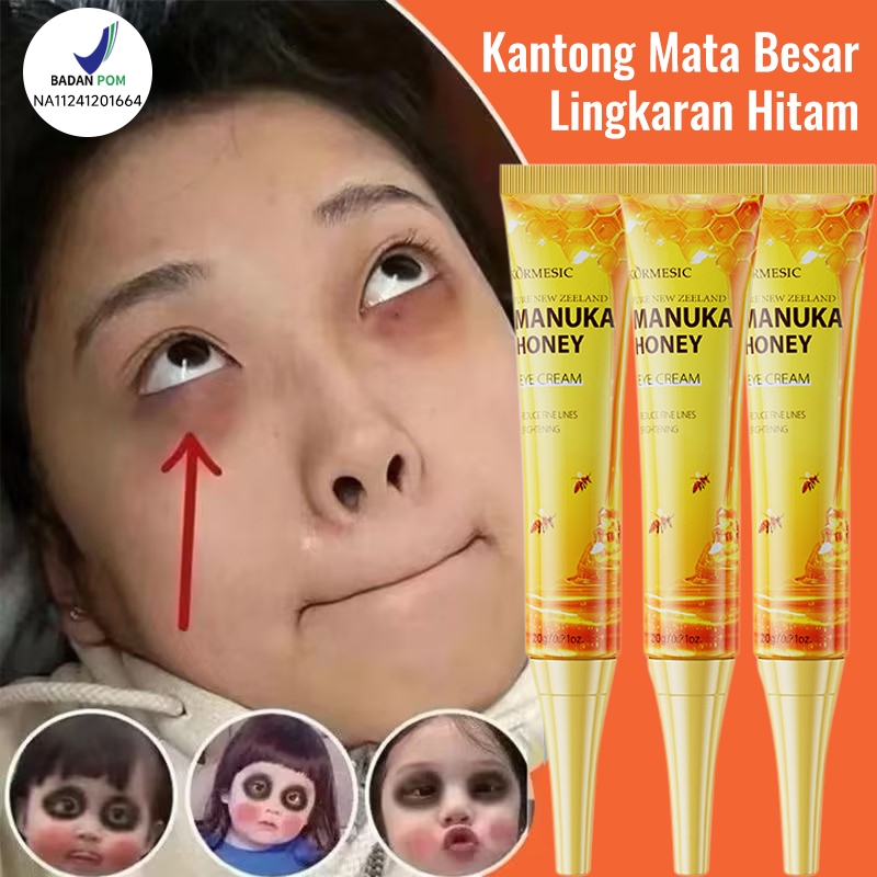 Eye Cream Mata Panda 20g Mata untuk Lingkaran Hitam Bengkak Kerutan Mata dan Mata Cerah Serum Mata B