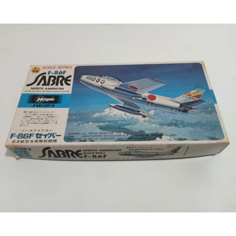 Hasegawa Model Kits F-86F Sabre North American 1/72, No. A15