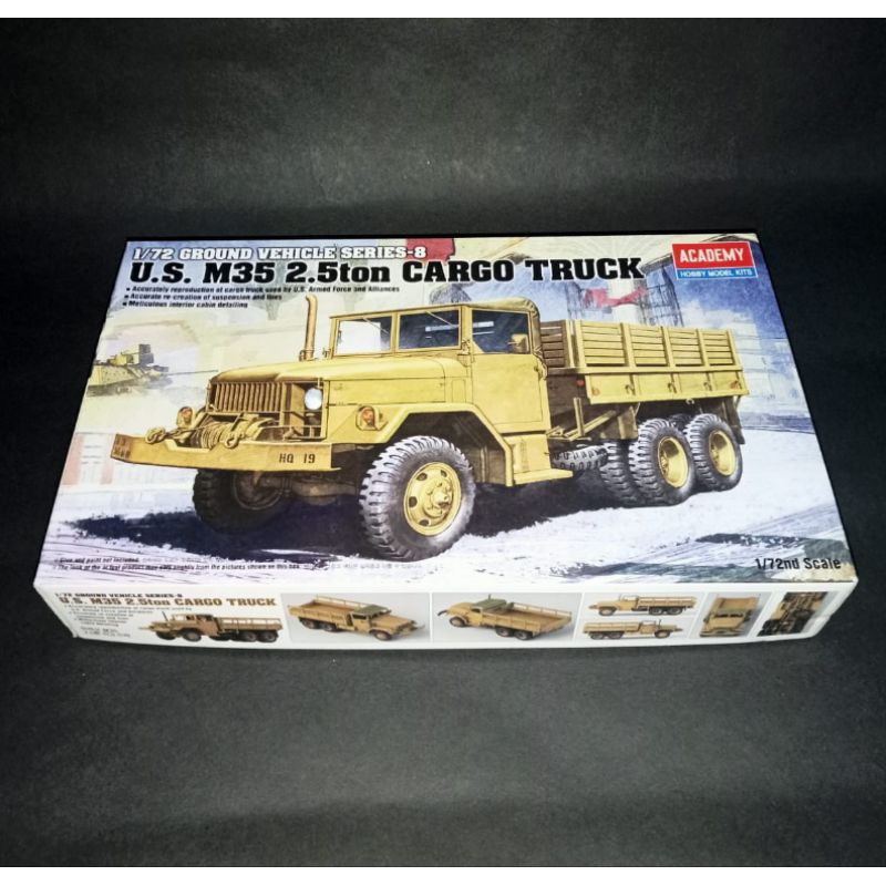 Academy Model Kits U.S. M35 2.5ton Cargo Truck 1/72, No. 13410