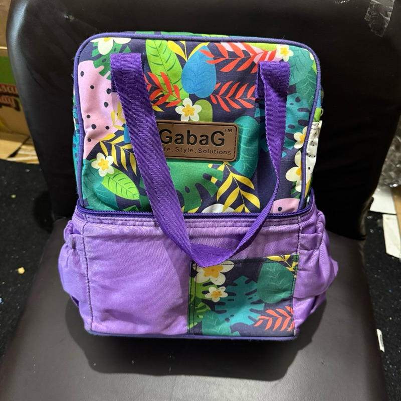 GABAG Cooler Bag - Lavender with 2 ice gel Preloved