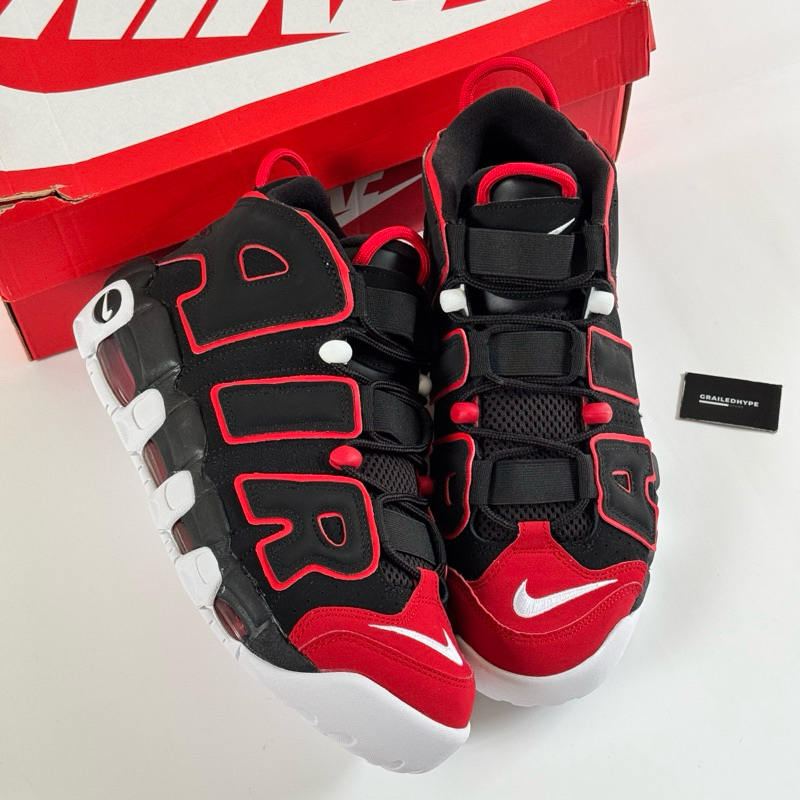 Nike Air More Uptempo 96 Red Toe (100% Original Resmi)