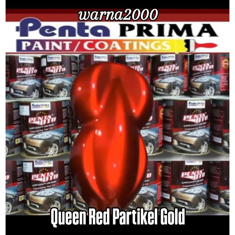 Cat Queen Red & partikel gold PU Cat Motor & Mobil