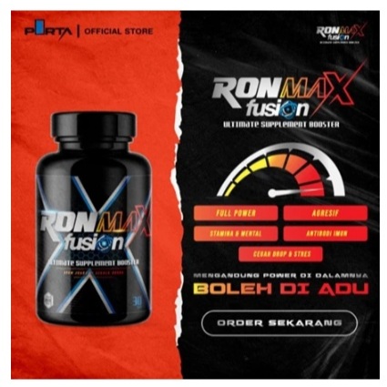 RONMAX FUSION - KAPSUL HARIAN AYAM ADUAN BOOSTER HARIAN AYAM ADUAN JAMU AYAM PETARUNG