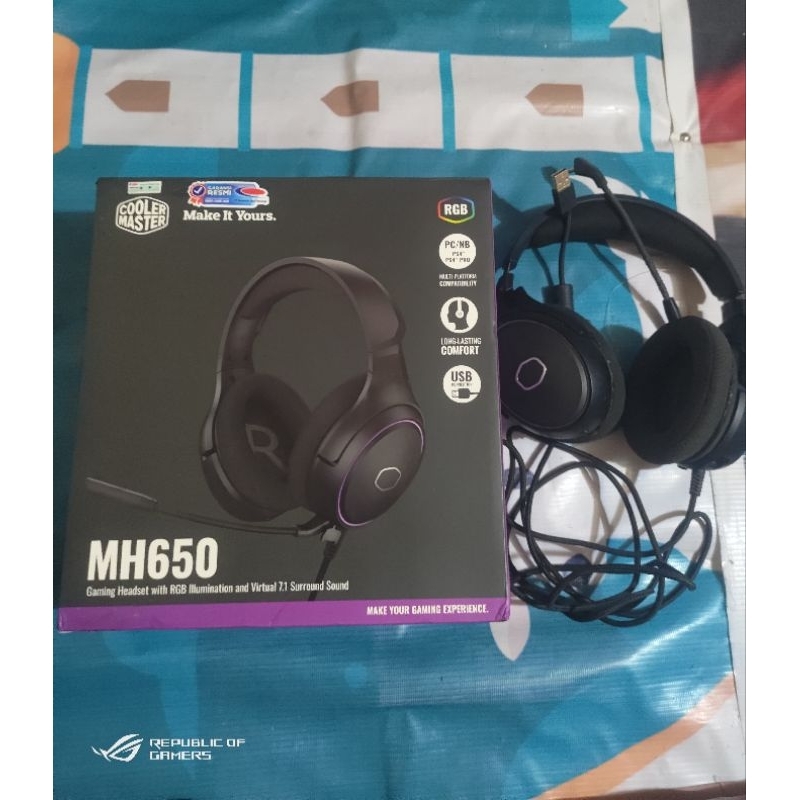 Headset Cooler Master MH650 Gaming - MH-650