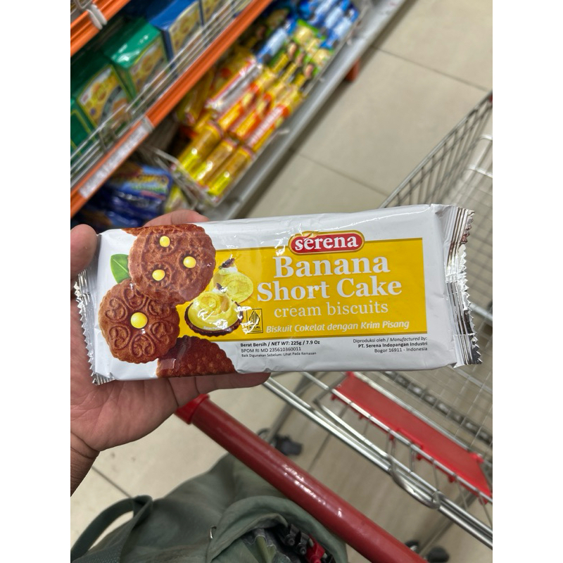 

serena BANANA SHORT CAKE 225gram