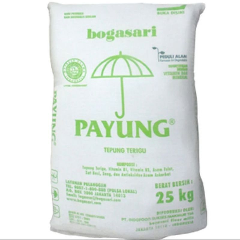 

TEPUNG TERIGU PAYUNG 25 KG GARANSI KIRIM HARI INI