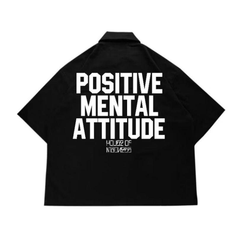 KEMEJA WORKSHIRT BOXY ZIPPER HOUSE OF MADNESS PMA