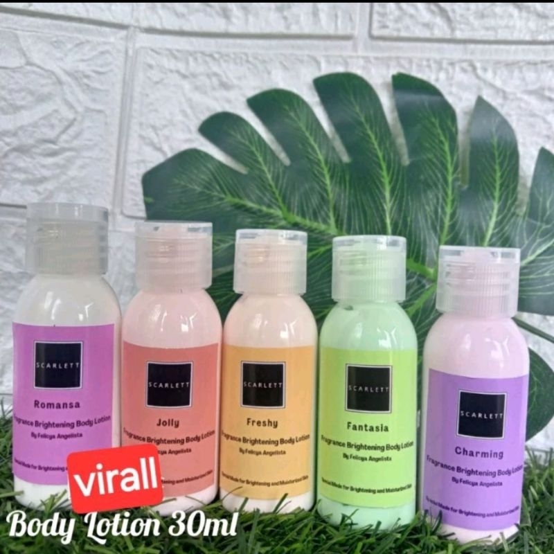 Scarlett whitening body lotion mini 30ml