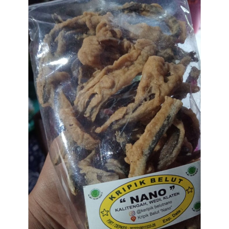

kripik belut Wonogiri,sangat lezat gurih banget