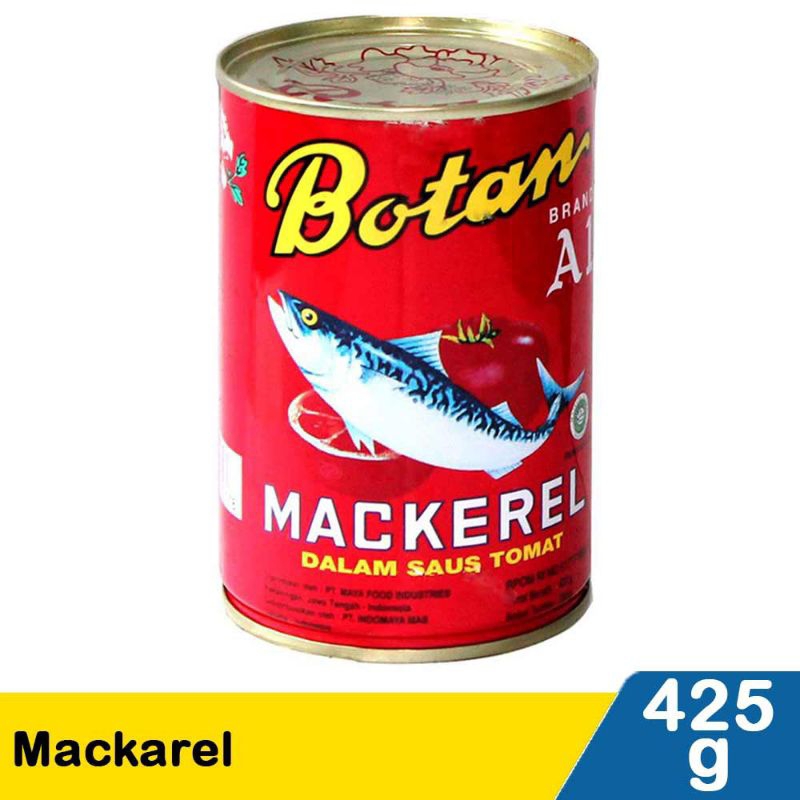 

Botan Mackerel Dalam Sauce Tomat 425 gr