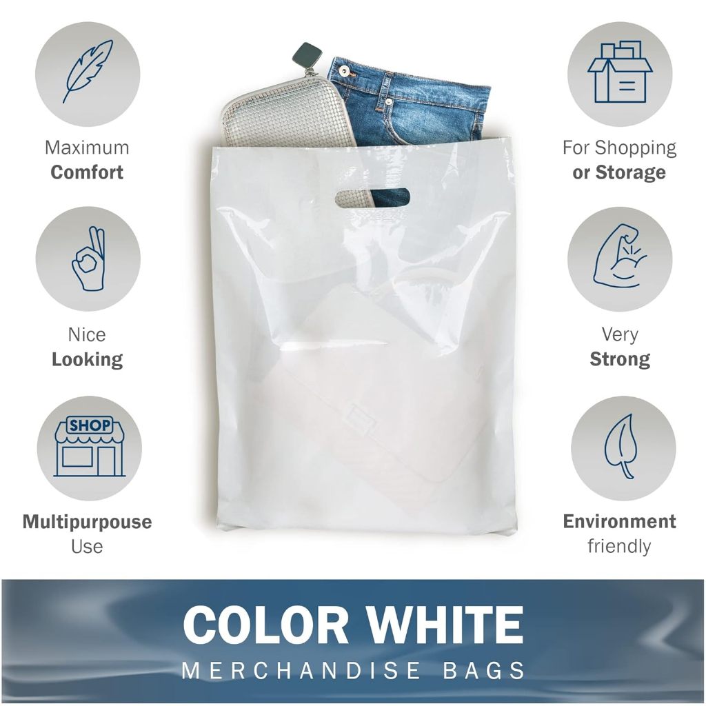 Happy Bag HD Plong Oval Tengteng Ukuran Besar 35x50 isi 100Pcs Bahan Premium Tebal 50Mic Warna Warni