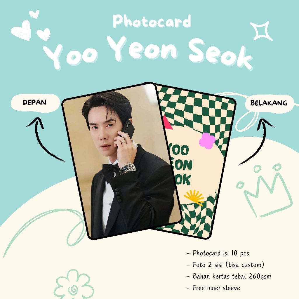 (10 PCS) PHOTOCARDS YOO YEON SEOK