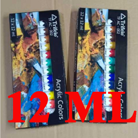 

CAT ACRYLIC TRIFELO 12 WARNA 12 ML (CODE ek 12 21 33)