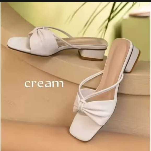 High Heels Kokop Pita Fashion Wanita / High Heels Wanita / Sandal Hak Tahu 3cm