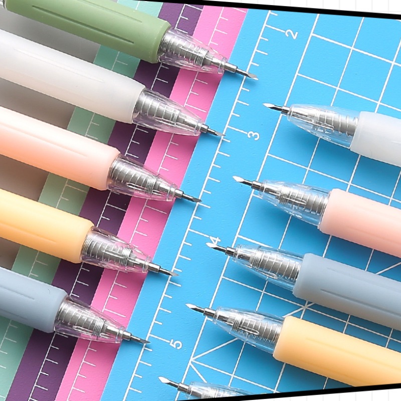 

Pen Knife/Quicksand Pen Knife Paper Cutter/Children’s DIY Pen Knife Paper Cutter/pulpen pisau pencil knifes cutter/ pena pisau stiker