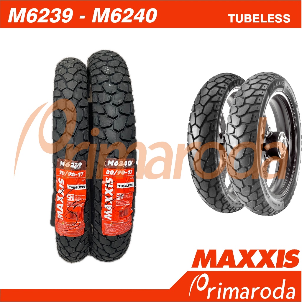 Sepasang Ban Honda Revo X Tubeless Maxxis M6239 M6240