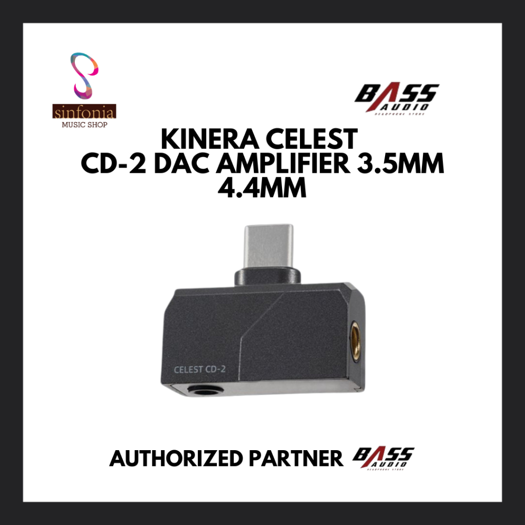 Kinera Celest CD-2 Portable Headphone DAC Amplifier 3.5mm 4.4mm