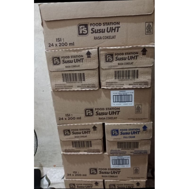 

RB Susu UHT Food Station Rasa Cokelat 1 Dus Isi 24Pcs
