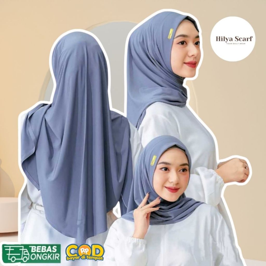 Jilbab Segitiga INARA Instan Jersey Dewasa Hijab Segitiga Instan Jersey Jilbab Segitiga