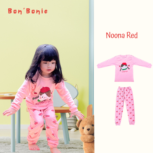 BON’BONIE NOONA RED - PREMIUM KIDS PAJAMAS