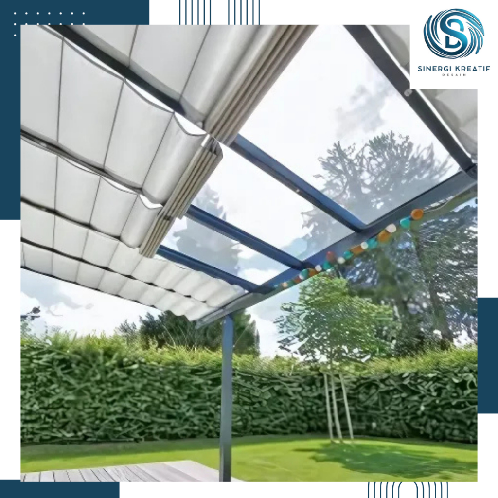 Atap kain  design terbaru - Atap skylight kain menahan panas