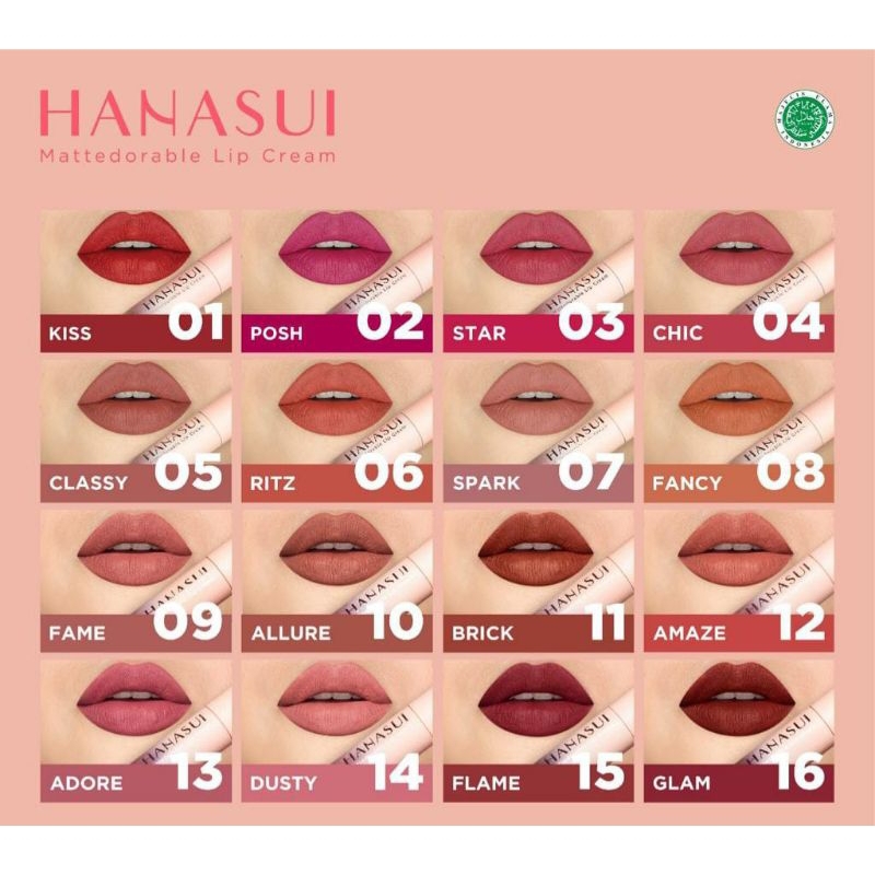 HANASUI MATTEDORABLE LIPCREAM MATTE / HANASUI LIPCREAM