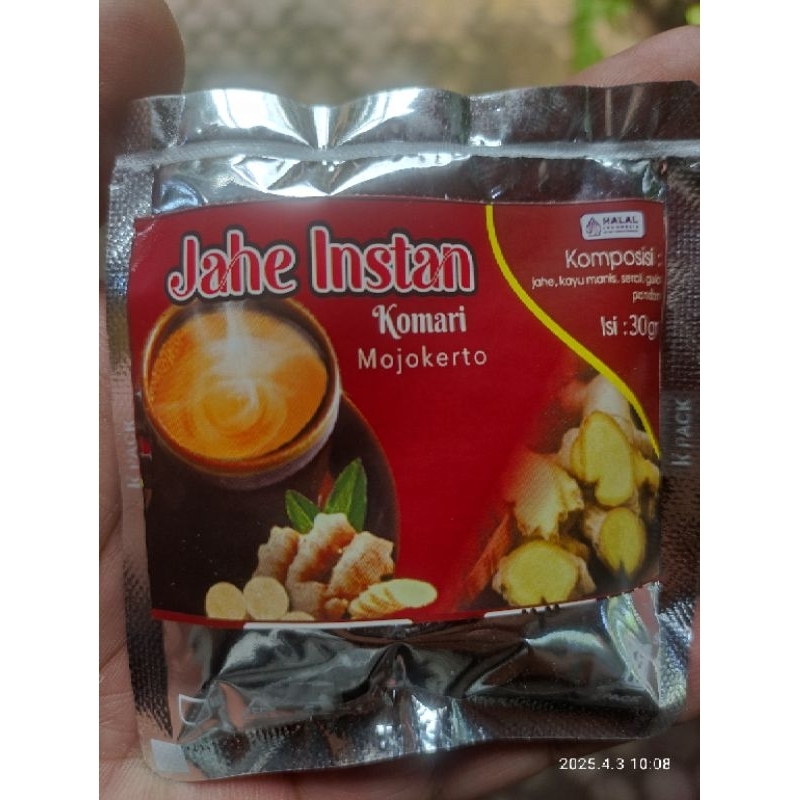

KOMARI JAHE INSTAN SEDUH PER PCS