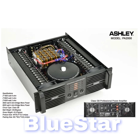 Power Ashley PA 2000 Original Amplifier Ashley Class GB