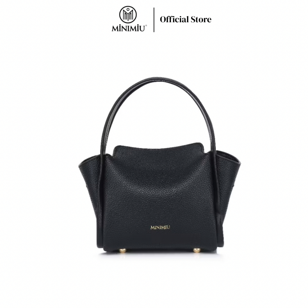 MiniMiu - Square Bag Tas Selempang Wanita Handbag Shoulderbag Slingbag IN Black, Coffee, Khaki
