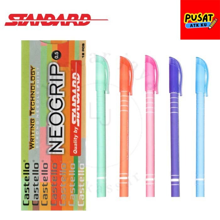 

PEN Castello Neogrip ( Garansi original ) / Pulpen Neogrip / Pulpen Standard Murah Standart