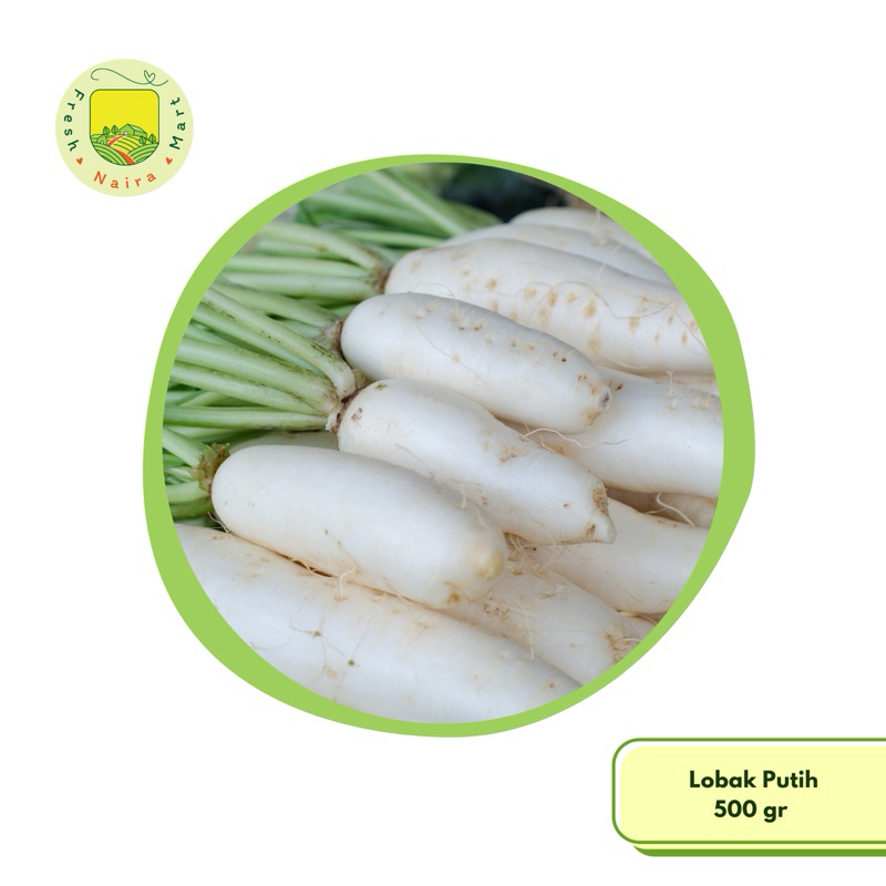 

Lobak (sayur segar) 500 gr