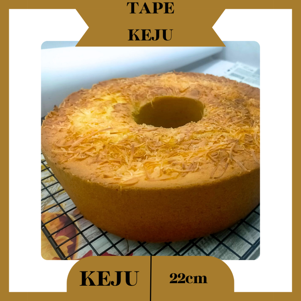 

Kue Bolu Tape Susu Keju Panggang Lembut Manis